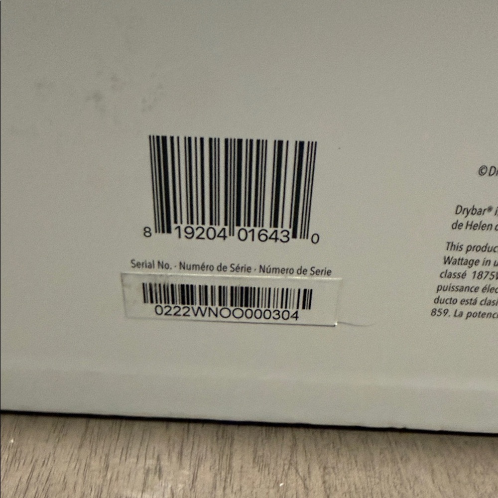 NIB Drybar Reserve Hair Dryer in White and Gray - Picture 2 of 8